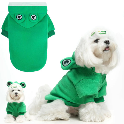 Suéter lindo de ranita para mascota